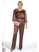 Брючный костюм артикул: 2479 капучино от AlaniCollection - вид 1