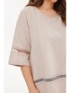 Туника артикул: 1179 бежевый от Mirolia - вид 2