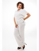 Брючный костюм артикул: 1405 белый от Anelli - вид 1