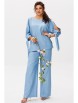 Брючный костюм артикул: 1536 небо от Anelli - вид 1