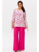 Брючный костюм артикул: 1536 маджента от Anelli - вид 1