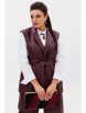 Брючный костюм артикул: 1501.1 портвейн роял от Anelli - вид 4