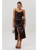Нарядное платье артикул: 1586 ореховый мокко от Anelli - вид 1