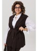 Жилет артикул: 1502 блестящий каштан от Anelli - вид 1