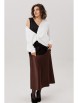 Юбка артикул: 1808 горький шоколад от Anelli - вид 6