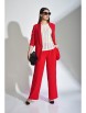Брючный костюм артикул: 502 красный от Anelli - вид 2
