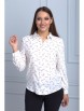 Блузка артикул: 738 белый от Anelli - вид 1
