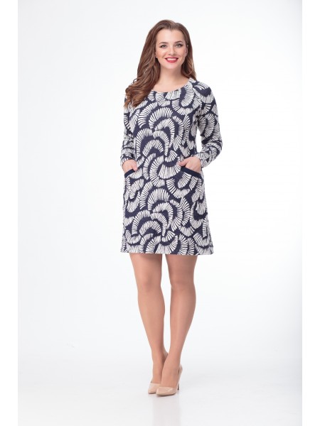 192 синий+перья