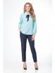 Блузка артикул: 321 голубой от Anelli - вид 4