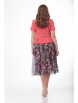 Юбочный костюм артикул: 690 красный+маки от Anelli - вид 4