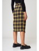 Юбка артикул: 1310 горчица клетка от Anelli - вид 2