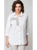 Блузка артикул: М-968 белый от Solomea Lux - вид 1