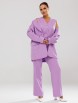 Брючный костюм артикул: М-173 лаванда от Мублиз - вид 3