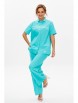 Брючный костюм артикул: М-167 бирюза от Мублиз - вид 6