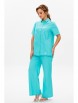 Брючный костюм артикул: М-167 бирюза от Мублиз - вид 8