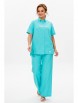 Брючный костюм артикул: М-167 бирюза от Мублиз - вид 1