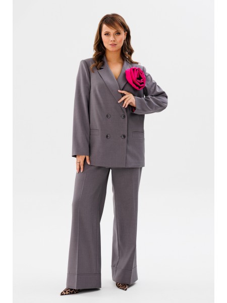 М-190 серый с розовой отделкой