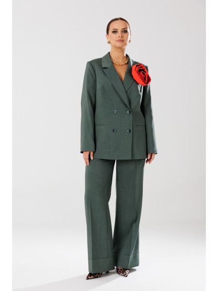 М-190 хаки с оранж отделкой