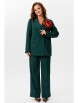 Брючный костюм артикул: М-190 изумруд от Мублиз - вид 7