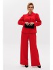 Брючный костюм артикул: М-236 красный от Мублиз - вид 6