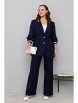 Брючный костюм артикул: М-242 синий от Мублиз - вид 9