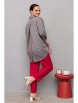 Брючный костюм артикул: М-261 серый+бордо от Мублиз - вид 5