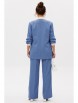 Брючный костюм артикул: М-262 голубой от Мублиз - вид 2