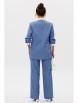 Брючный костюм артикул: М-262 голубой от Мублиз - вид 9