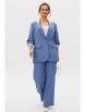 Брючный костюм артикул: М-262 голубой от Мублиз - вид 11