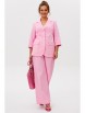 Брючный костюм артикул: М-260 розовый от Мублиз - вид 9