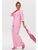 Брючный костюм артикул: М-260 розовый от Мублиз - вид 10