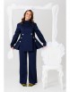 Брючный костюм артикул: М-256 синий от Мублиз - вид 16