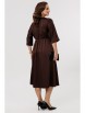 Нарядное платье артикул: М-288 коричневый (шоколад) от Мублиз - вид 2