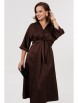 Нарядное платье артикул: М-288 коричневый (шоколад) от Мублиз - вид 12