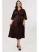 Нарядное платье артикул: М-288 коричневый (шоколад) от Мублиз - вид 4