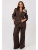 Брючный костюм артикул: М-190 коричневый от Мублиз - вид 19
