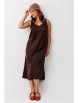 Плательный костюм артикул: М-292 беж+шоколад от Мублиз - вид 25