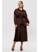 Юбочный костюм артикул: М-252 шоколад от Мублиз - вид 8