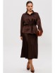 Юбочный костюм артикул: М-252 шоколад от Мублиз - вид 9