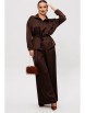 Брючный костюм артикул: М-255 шоколад от Мублиз - вид 14