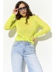 Кофта, джемпер артикул: 1807 лимонный от Foxy fox - вид 1