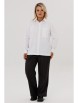 Блузка артикул: М231 белый от OVERYOU - вид 4