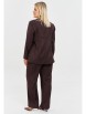 Брючный костюм артикул: М221/1 шоколад от OVERYOU - вид 2