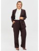Брючный костюм артикул: М221/1 шоколад от OVERYOU - вид 5