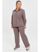 Брючный костюм артикул: М217 капучино от OVERYOU - вид 6