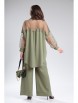 Брючный костюм артикул: 1369 хаки от Мишель Шик - вид 2