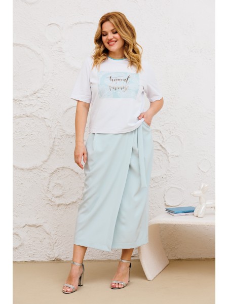 1376 белый, голубой