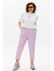 Брючный костюм артикул: 1414 белый, лаванда от Мишель Шик - вид 4
