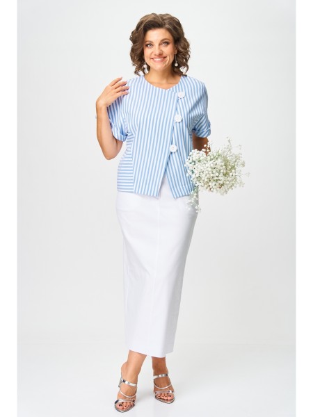 1422 белый, полоска