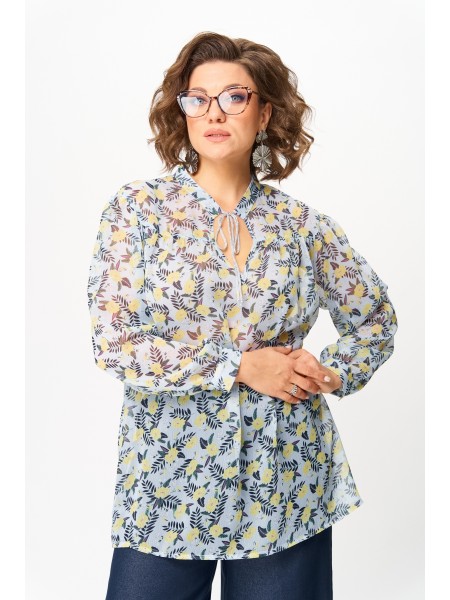 760/2 голубой принт